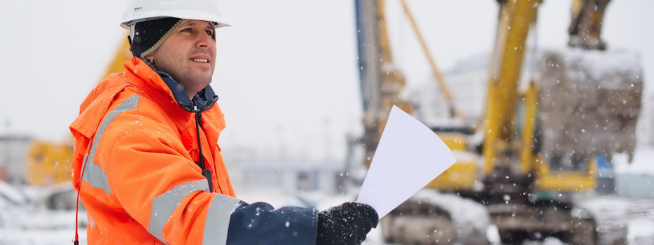 Construction projects in the winter Keeping employees and jobsites safe blog image